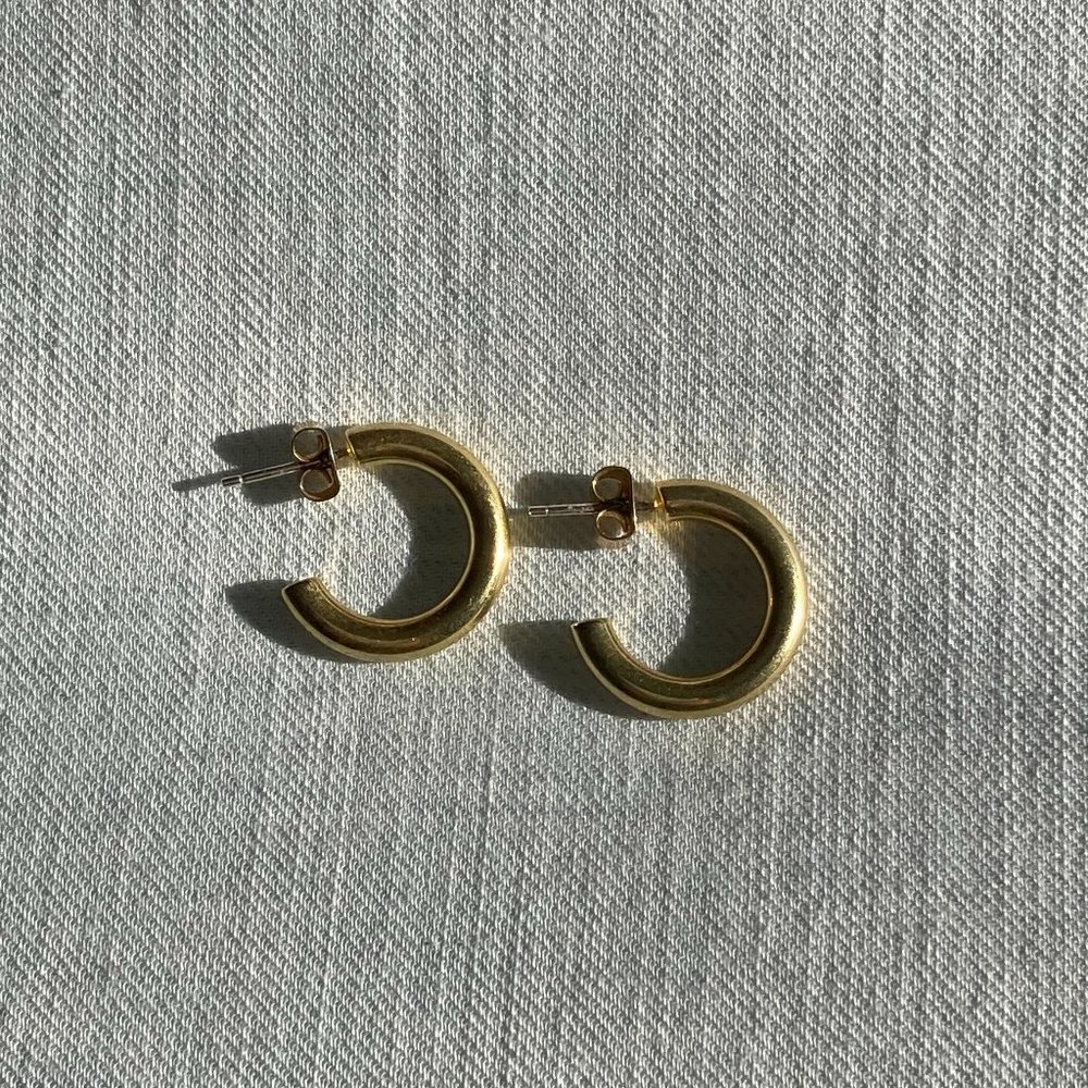 Madewell chunky small hoop